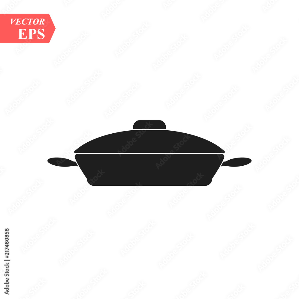 Frying pan icon. Vector concept illustration for design. Frying pan icon. Vector concept illustration for design.