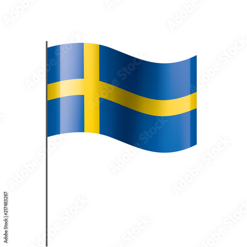 Free Download Sweden flag, vector illustration on a white background - GFXLoad