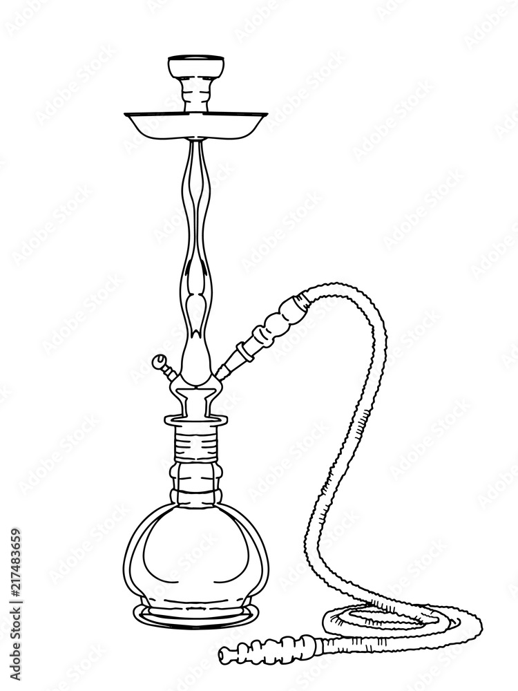 Cool Hookah Drawing
