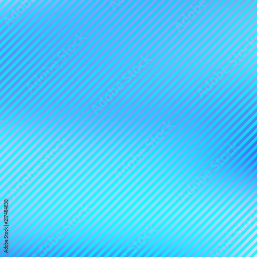 Blue striped pattern with diagonal stripes. Vector