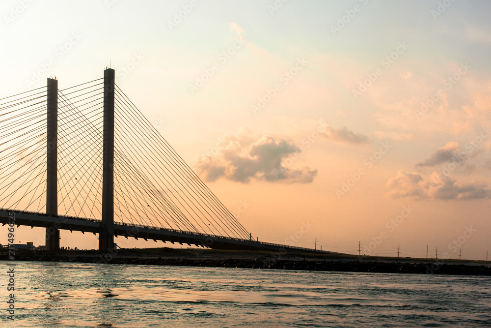 Obraz premium indian river inlet bridge