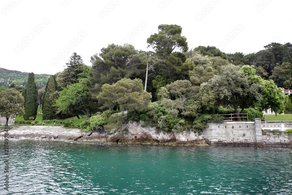 Trieste, castello di Miramare e landscapes Trieste, castello di Miramare e landscapes