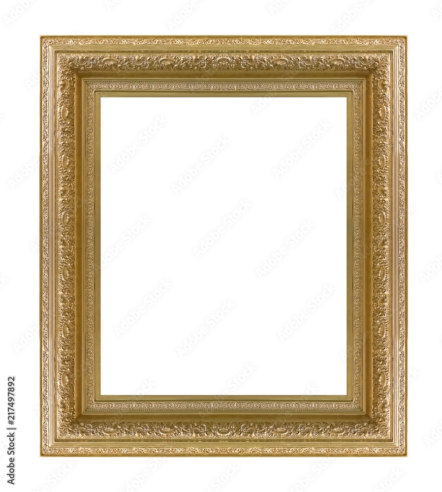 Golden frame for paintings, mirrors or photo Golden frame for paintings, mirrors or photo