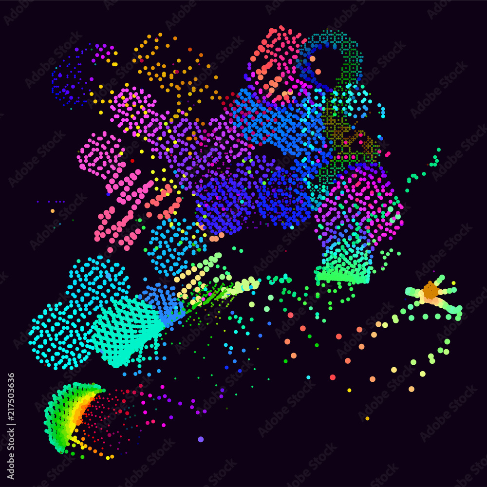 abstract vector background-Dot Graphics abstract vector background-Dot Graphics