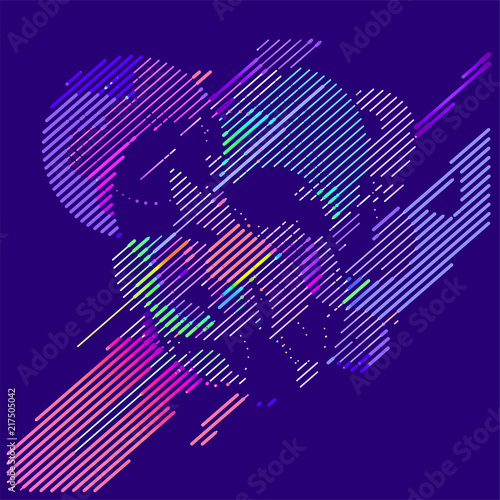 abstract vector background-Dot Graphics 