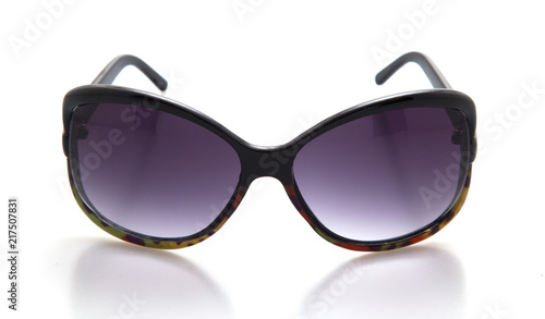 Cool sunglasses isolated on white background.