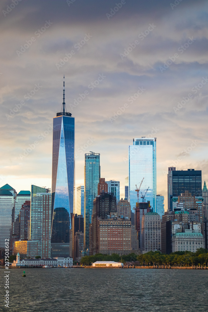 Fototapeta premium New York City Manhattan downtown skyline