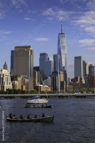 New York City Manhattan downtown skyline © Gary