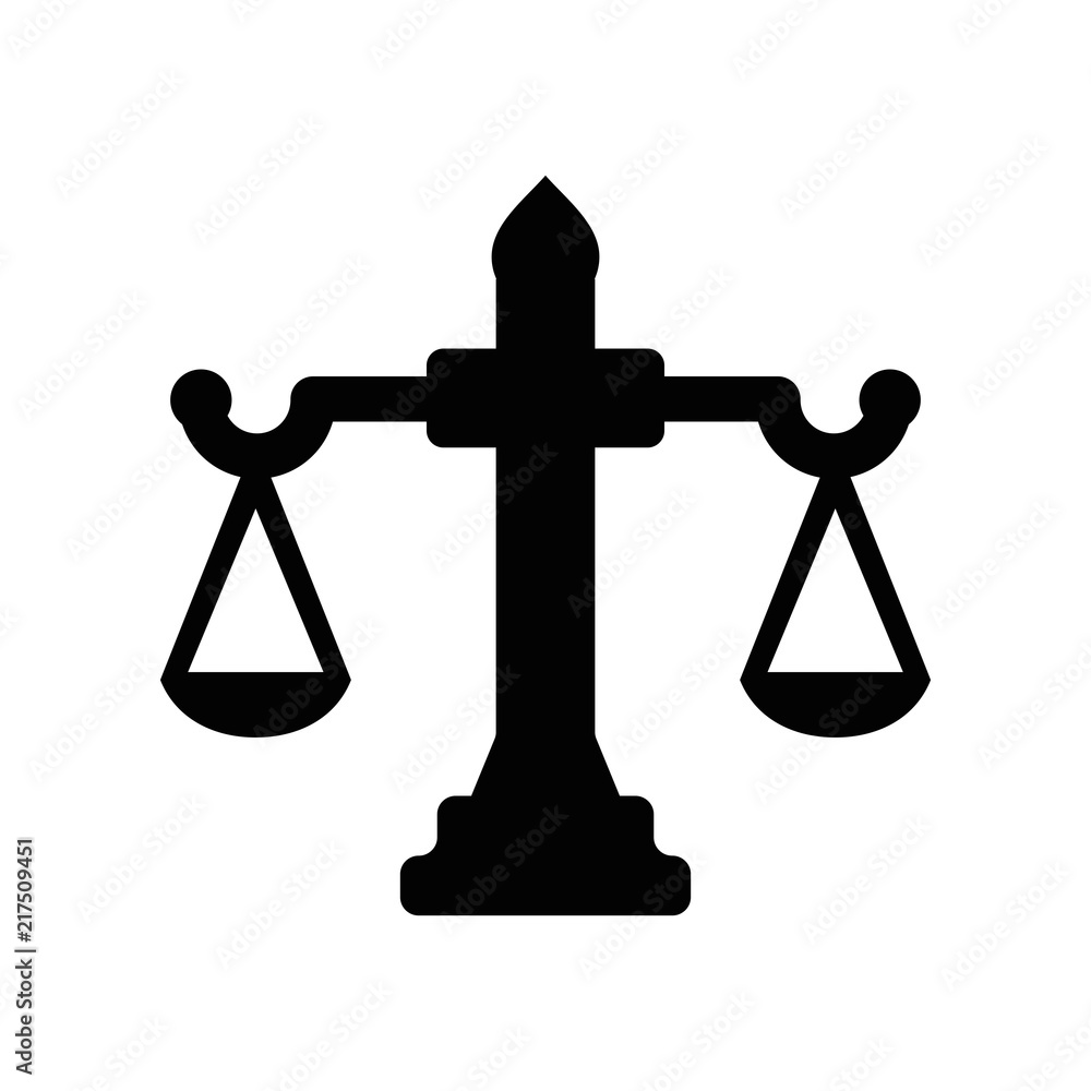 Justice scale logo. Law icon. Attorney symbol. Vector eps 08. Justice scale logo. Law icon. Attorney symbol. Vector eps 08.