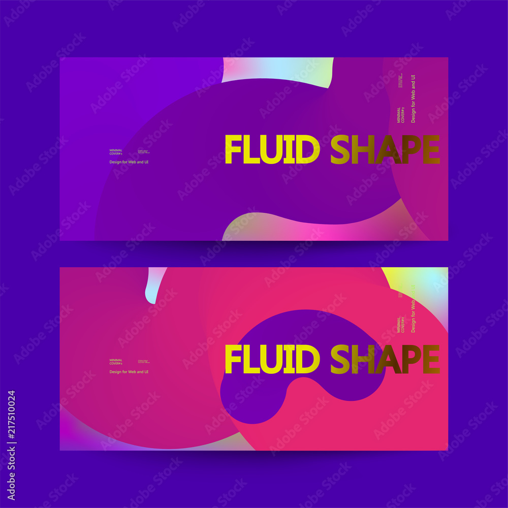 Obraz premium Fluid color background. Liquid shape . Eps10 vector.