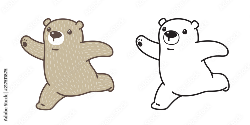 Drawing cartoon bear in Sketch — speedrun ;) - UpLabs