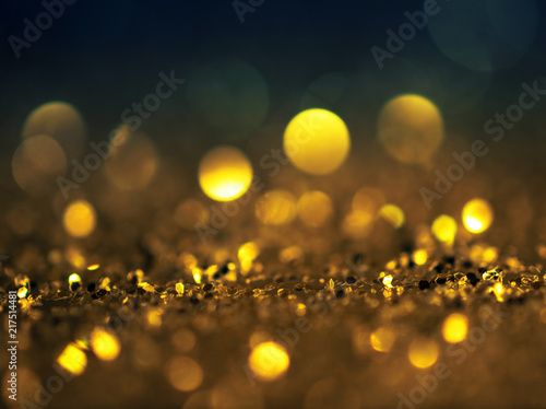 glitter lights grunge background, glitter defocused abstract Twinkly Lights and Stars Christmas Background..