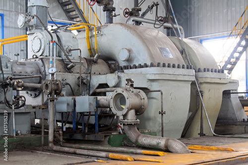 blast furnace TRT Unit in a power plant