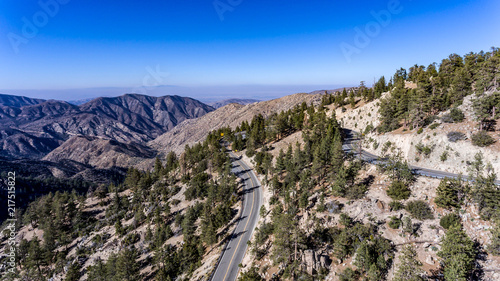 Angeles Crest Highway Curve 002