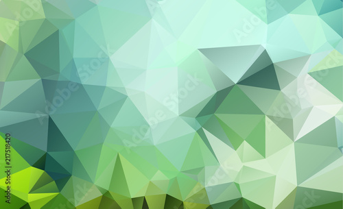 Abstract polygonal illustration, which consist of triangles. Triangular design for your business. Geometric background