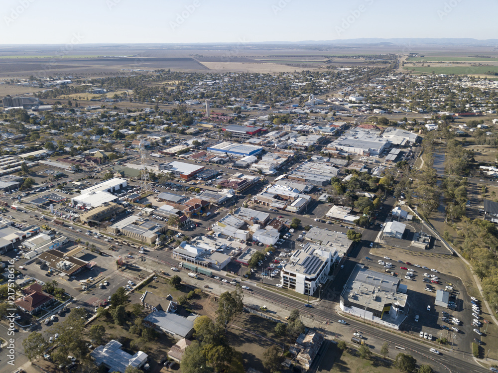 The Queensland town of Dalby.