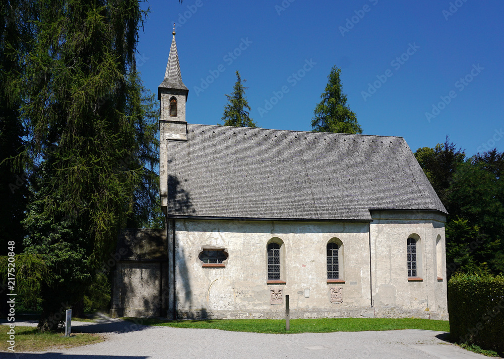 Kirche St. Maria auf der Insel Herrenchiemsee, Bayern, Deutschland