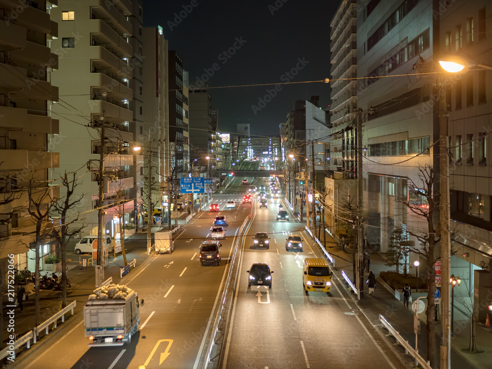 Night Cityscape at Yokohama, Kanagawa, Japan 夜の横浜