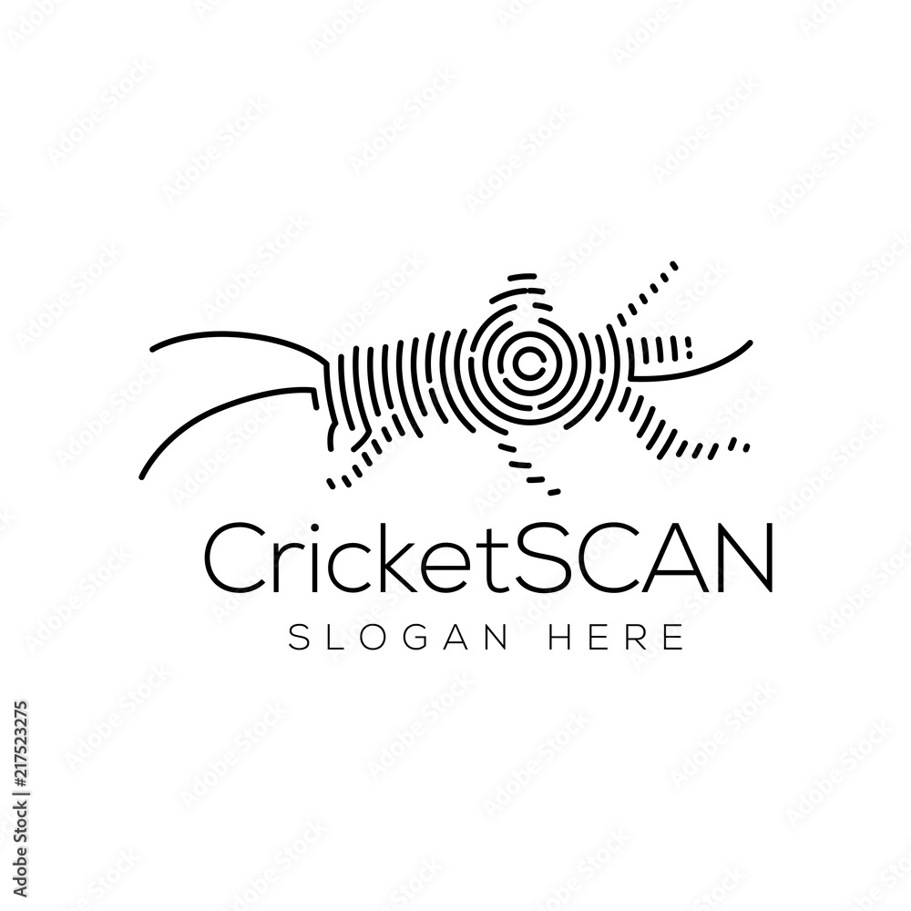 cricket Scan Technology Logo vector Element. Animal Technology Logo Template cricket Scan Technology Logo vector Element. Animal Technology Logo Template