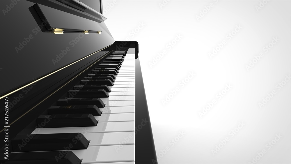 アップライトピアノ 鍵盤 右コピースペース Stock イラスト Adobe Stock
