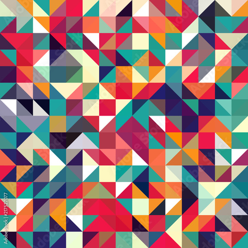 Triangle geometric shapes pattern.