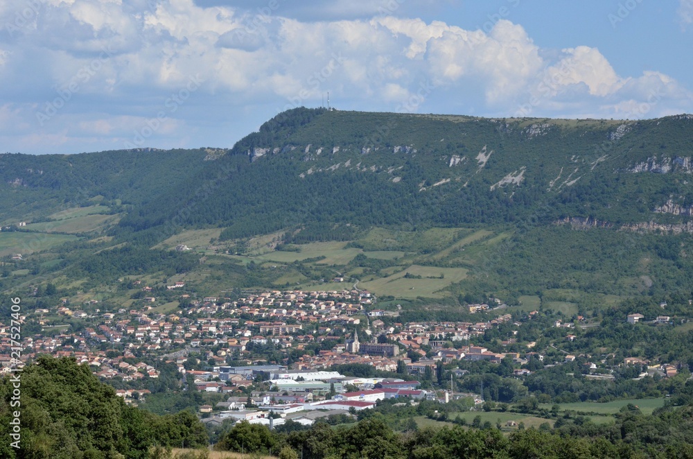 Ville de Millau, Aveyron, France