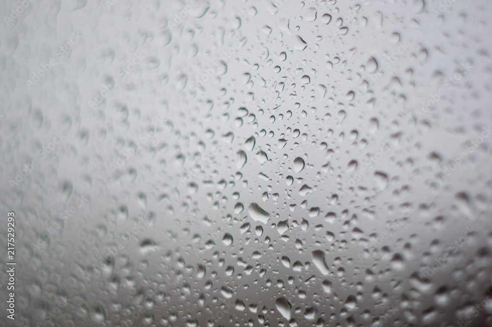 raindrops on the window glass, close up raindrops on the window glass, close up