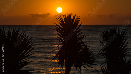 Sun Rise over the Sea