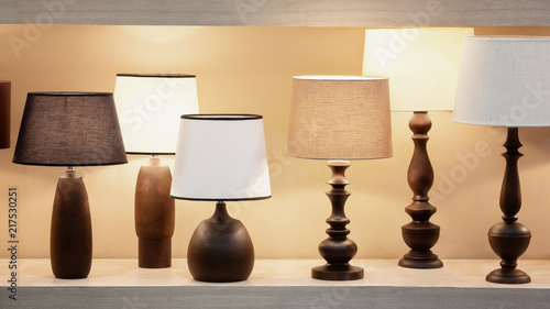 wooden desk lamps