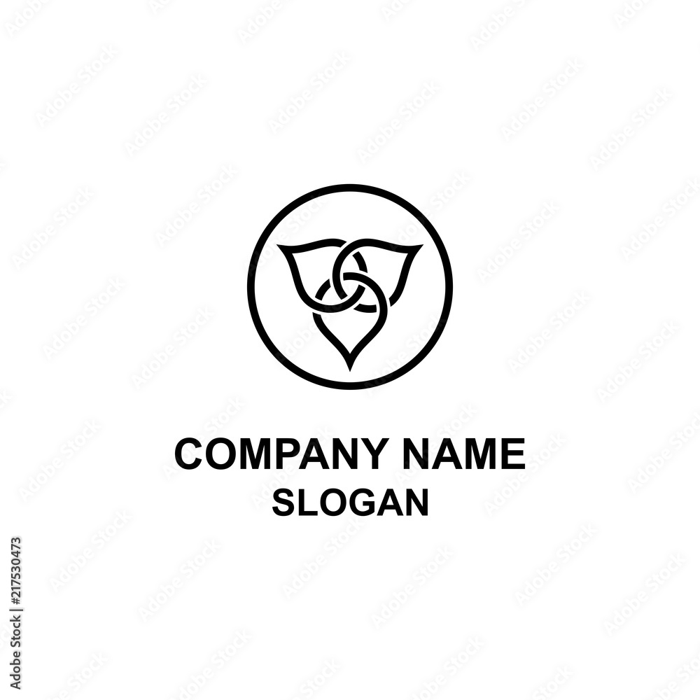 Unique triangle logo. Unique triangle logo.