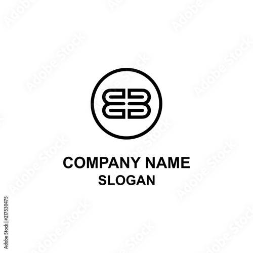 BB letter initial logo.