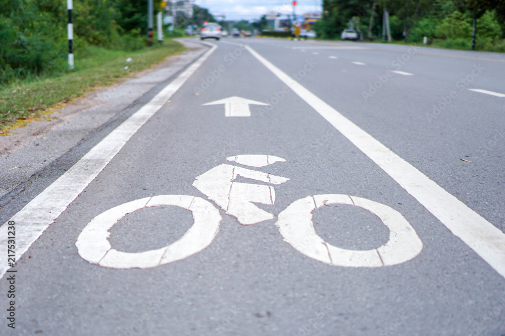 Obraz premium For the safety of the bike together.