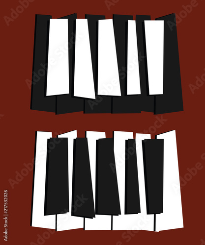 piano backgrounds vector illustration