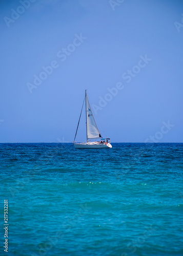 Sailing On The Blue Sea