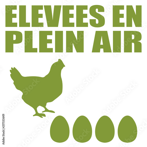 Logo élevées en plein air.