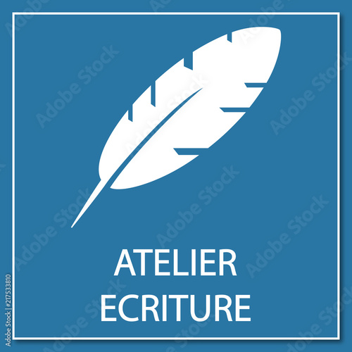 Logo atelier écriture.