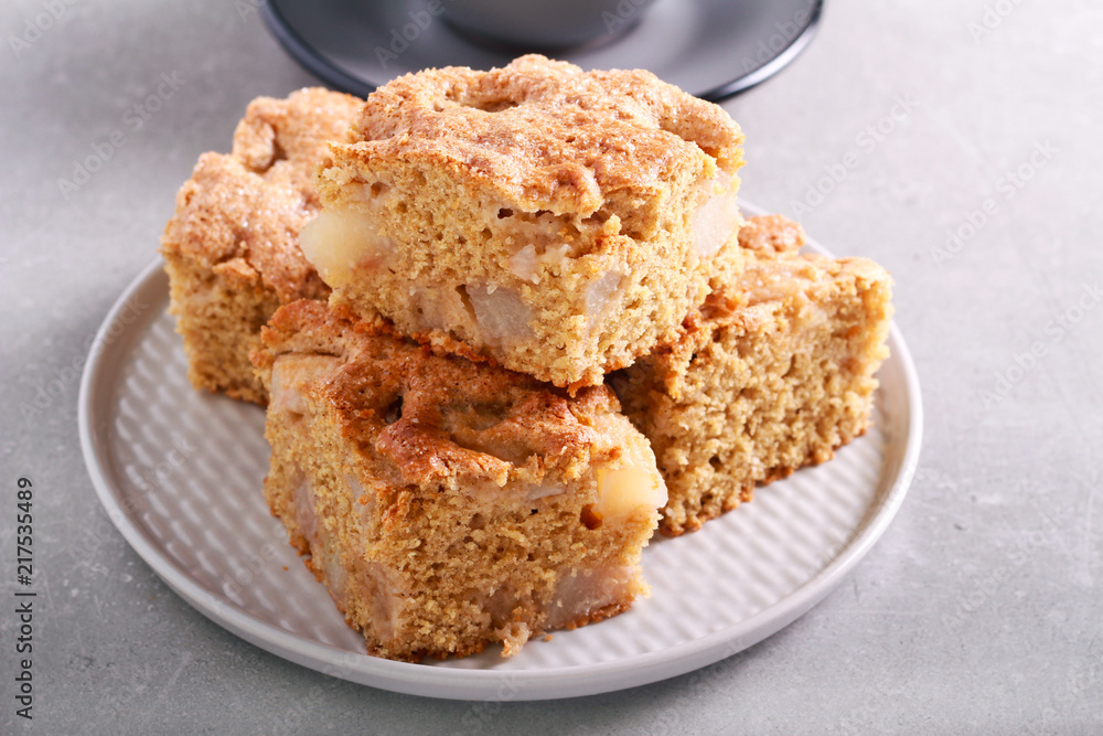 Healthy no fat wholewheat cake