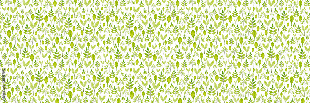 Green Leaves Pattern Green Leaves Pattern