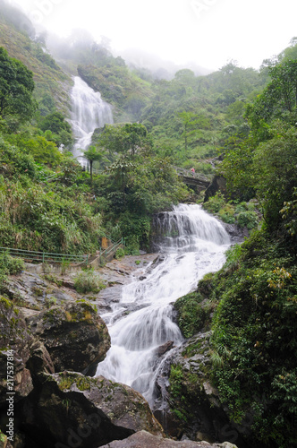 A waterfall in Sapa, Vietnam