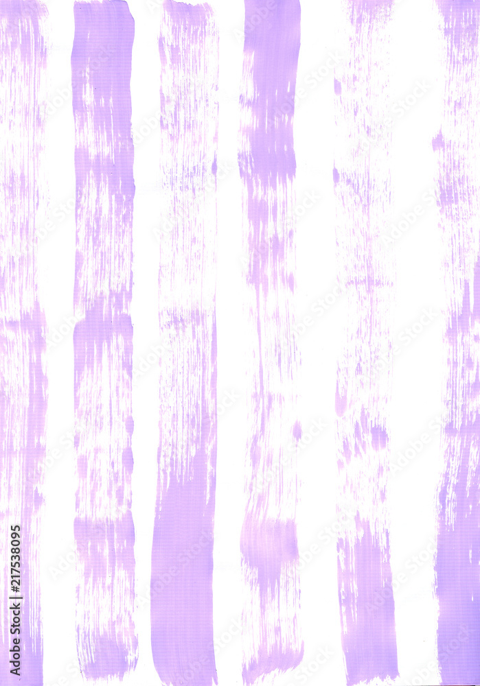 Purple ink strokes on a white background. White background in paint. White background in stripes. Striped texture. Paint on paper. Purple ink strokes on a white background. White background in paint. White background in stripes. Striped texture. Paint on paper.