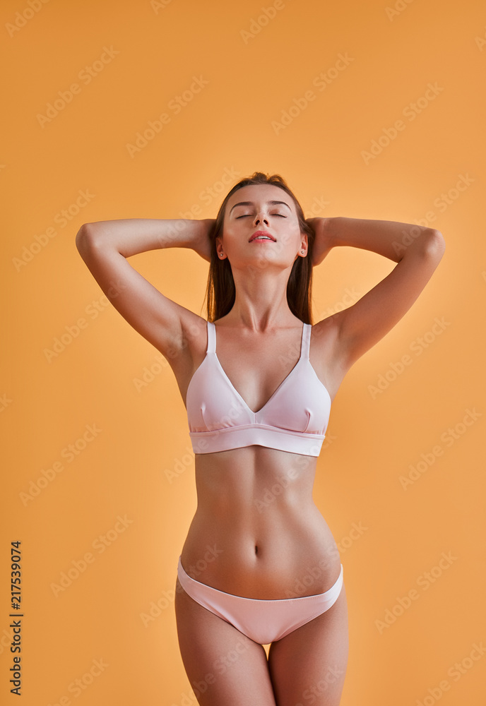 Young woman isolated Young woman isolated