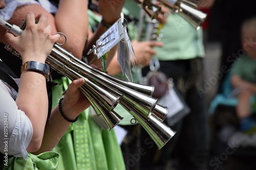 Nahaufnahmen verschiedener Motive beim Festumzug