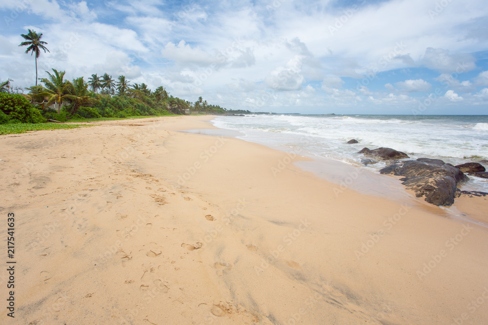 Tropical beach of Sri-Lanka