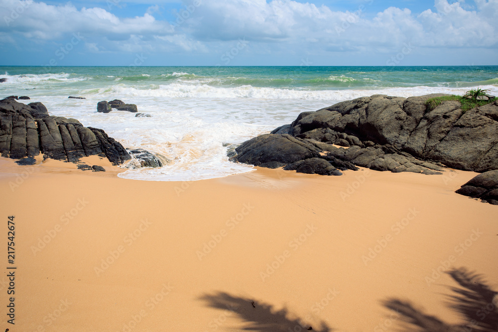 Tropical beach of Sri-Lanka