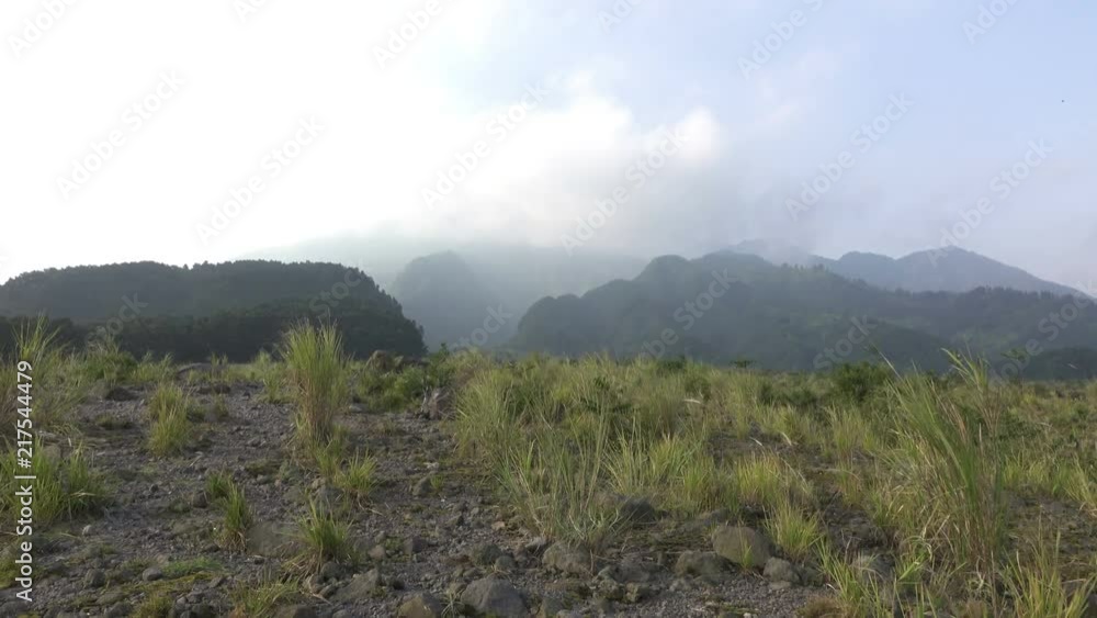 Mount Merapi, Gunung Merapi ,literally Fire Mountain in Indonesian and Javanese, is an active stratovolcano located on border between Central Java and Yogyakarta, Indonesia Mount Merapi, Gunung Merapi ,literally Fire Mountain in Indonesian and Javanese, is an active stratovolcano located on border between Central Java and Yogyakarta, Indonesia
