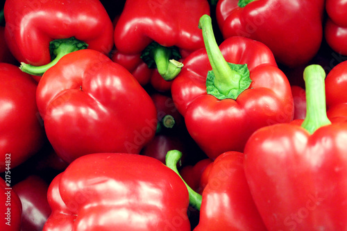 Foto Bunch of Red Peppers