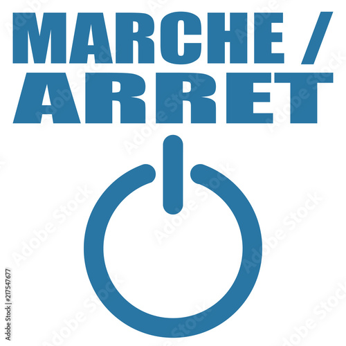 Logo marche / arrêt.