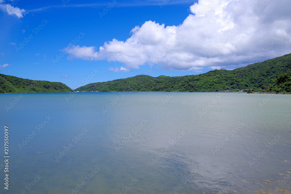 沖縄本島　塩屋湾の風景