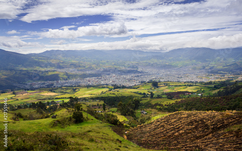 A gaze to the south. San Juan de Pasto - Colombia photo