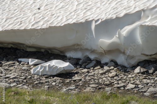 Schneeschmelze im Hochgebirge photo